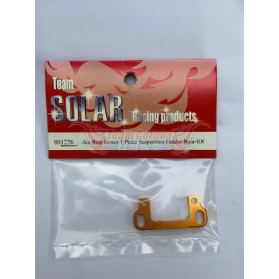 TEAM SOLAR ALU REAR LOWER -1 PIECE SUSPENSION HOLDER - RAER - RR  801226